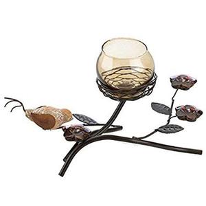 Support de bougie en fer forgé en spirale, fait main, Chaman India, décoration d'intérieur - Product Image 6