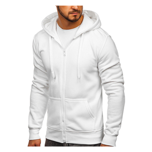 Basics, sweat à capuche thermique en coton mélangé 100% coton pull lourd brodé Logo personnalisé teint en noir pour hommes hiver - Product Image 3