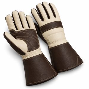 Guantes de Cuero Genuino para Trabajo Diario, Uso General, Antideslizantes, Puño Reforzado, Sin Polvo, 10 mil de Grosor, Sin Látex, Flexibles - Product Image 5