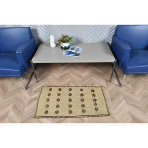 1.8x3.2 ft Kilim Vintage Rug, <b>Brown</b> Persian Turkish Rug <b>Wool</b> - Product Image 2