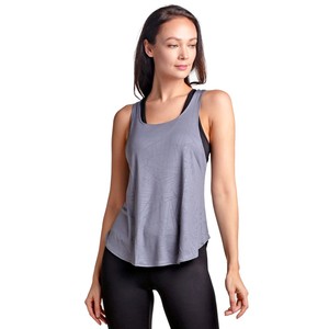 เสื้อกล้ามออกกำลังกายคอตตอนแขนกุดสำหรับผู้ชายเสื้อครอปแขนกุดคอออกแบบได้ตามต้องการฤดูร้อน - Product Image 5