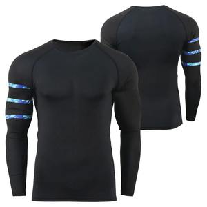 Camisas de compresión de manga larga para hombre, ropa de gimnasio personalizada, BJJ, Rashguard, MMA, sublimada - Product Image 5