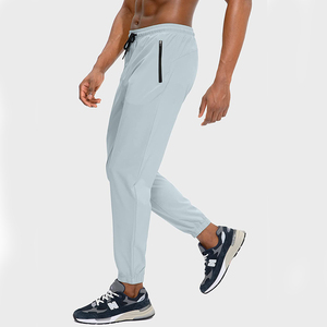 Top High Quality 100% Cotton Anti-Wrinkle Breathable Eco-Friendly Quick Dry Lightweight Men's Casual <b>Trousers</b> Sweatpants Mid - Product Image 4