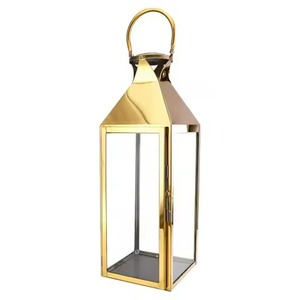 Decoraciones para el Hogar, Modernas y Populares, Lámpara de Ramadán, Eid Mubarak, Hierro Dorado, Ramadán Kareem - Product Image 1