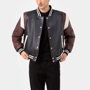 Veste de baseball d'hiver en laine 100% de haute qualité, vêtements pour hommes, fabricant de vestes de baseball personnalisées, veste universitaire pour l'école - Product Image 2