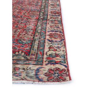 Alfombra de Lana Anudada a Mano, Color Rojo Anaranjado Vintage, con Medallón Rectangular, para el Hogar, Sala de Estar, Pasillo, Dormitorios de Adolescentes - Product Image 4