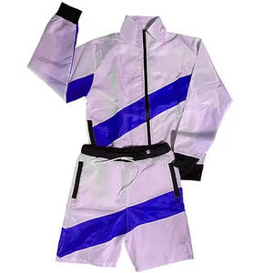 Conjunto corto cortavientos de dos piezas para hombre, ideal para salidas informales y sesiones de entrenamiento - Product Image 5