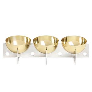 Indian-Made High Grade Designer Salad & Popcorn Serving <b>Bowl</b> Eco-Friendly Polished Aluminum Modern Design Kitchenware - Product Image 2