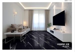 Azulejos de lujo 600*1200mm azulejos de cerámica de porcelana brillante para pared Interior de Villa y piso de sala de estar - Product Image 3