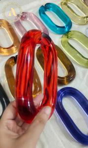 ห่วงโซ่อะคริลิคติดผนังที่ทันสมัยทำด้วยมือของตกแต่งบ้านแบบผูกติดเองสำหรับแขวนทั้งชิ้นทำจากเรซินที่น่ารักที่สุด - Product Image 2