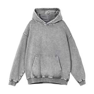 Sudaderas Vintage Personalizadas, Ropa Urbana con Estilo, Sudaderas Vintage Desgastadas, Sudaderas de Felpa Francesa, Sudaderas Básicas Relajadas de Algodón Mezclado - Product Image 4