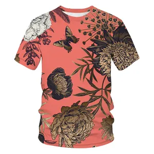 Camiseta de algodón Unisex de alta calidad, estilo de verano de gran tamaño de calle alta para hombres de talla grande, venta al por mayor, tela tejida transpirable - Product Image 4