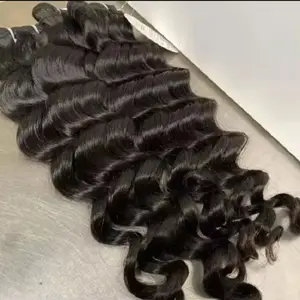Top 1 Wholesale Raw Hair Bundles Unprocessed 50" Up To 100% Human Hair From Indian Women