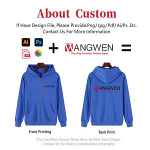 เสื้อฮู้ดดี้ผู้ชายแบบซิปเต็มตัว พิมพ์โลโก้ตามสั่ง ขายส่ง ODM/OEM สำหรับผู้ชายและผู้หญิง - Product Image 2