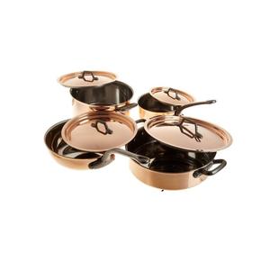 Réchaud en cuivre au design élégant, idéal pour les professionnels de la restauration et les restaurants qui ont besoin de chauffe-plats de buffet fiables - Product Image 3