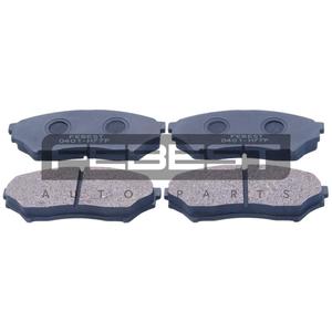 Set di pastiglie freno anteriori FEBEST (0401-H77F) - Product Image 1