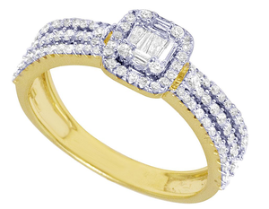 S925 <b>Sterling</b> <b>Silver</b> Moissanite Round Diamond VVS1-VVS2 Clarity Prong <b>Set</b> Iced Out Fancy Wedding <b>Ring</b> for Women - Product Image 4