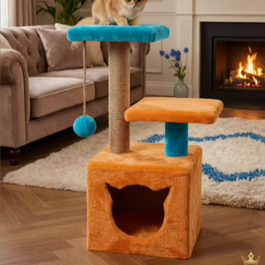 Griffoir pour chats Amistar Orange Sky de haute qualité, adapté à toutes les races et tailles de chats. - Product Image 2