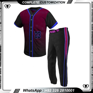 Uniformes de Béisbol Personalizados Cómodos y Elásticos con Colores y Tallas Personalizadas para Todos los Posiciones - Product Image 6