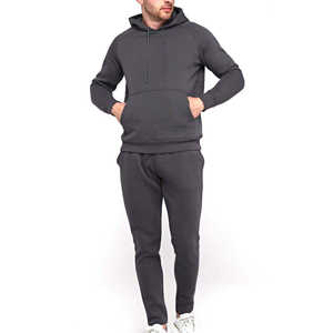Men's 100% Cotton Plain Track Suit Multiple Colors Embroidered Loose Fit <b>Cheap</b> Prices for Winter Tracksuits for Men Custom - Product Image 5