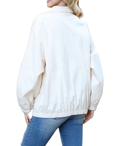 Chaqueta Cortavientos para Mujer, Bloques de Color, Cierre de Cremallera, Nailon Transpirable, Prenda Hip Hop, Patchwork Multicolor, Talla Grande - Product Image 2