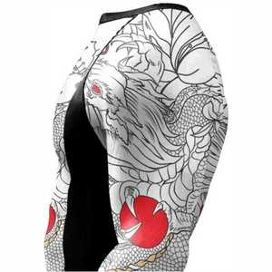 Sublimación Impreso MMA Rush Guard BJJ OEM MMA Rash Guard para hombres Manga corta Rash Guard - Product Image 3
