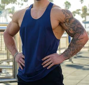 Gym Workouts Confortable Hommes Débardeurs Personnalisé À Séchage Rapide Blanc Singlet Fitness Gilet Respirant 100% Polyester Débardeur - Product Image 4