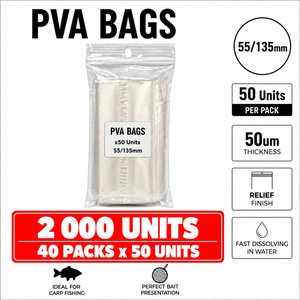 PVA-Beutel 55x135mm 2000 Stück Schnell Auflösende Wasserlösliche Karpfenboden-Angelköder Rückstandsfrei 30-60 Angelzubehör - Product Image 1