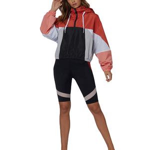 Chaqueta Cortavientos de Nylon Personalizada para Hombre y Mujer, Estilo Casual, Ligera, con Bolsillo Frontal y Media Cremallera, con Logotipo Personalizado - Product Image 1