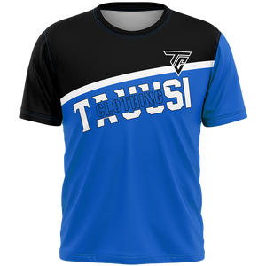 เสื้อยืดสำหรับผู้ชายเสื้อยืดพิมพ์ลายโลโก้แบบกำหนดเองเสื้อยืดผ้าฝ้ายโพลีเอสเตอร์ธรรมดาออกแบบได้ - Product Image 1