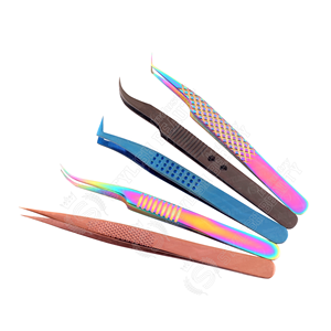 Emballage de poche professionnel pour pince à épiler d'extension de cils en acier inoxydable pince à épiler de marque privée pour les poils du visage - Product Image 5