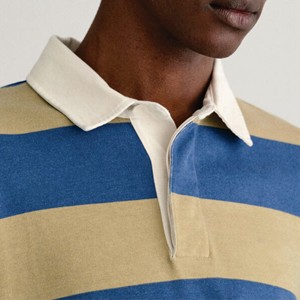 เสื้อโปโลรักบี้แขนยาวสำหรับผู้ชายเสื้อโปโลเล่นกีฬารักบี้แขนยาวแบบ2025 - Product Image 5