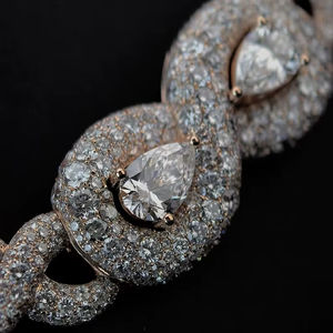 Chaîne à maillons cubains en moissanite plaqué rhodium Cadeau d'anniversaire de mariage pour hommes Bijoux glacés à coupe ronde de 14mm en argent sterling 925 - Product Image 3