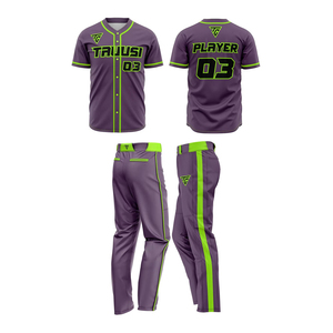Wholesale Custom Logo <b>Baseball</b> Uniform Good Quality <b>Baseball</b> Uniform Best Selling Reasonable Price Uniforms 2025 Best Design - Product Image 2