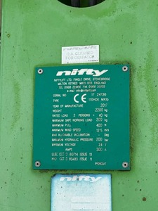 Niftylift 170 MEWP (2017) 17,1 m de hauteur de travail, MEWP diesel d'occasion avec mât à trois sections - Product Image 5