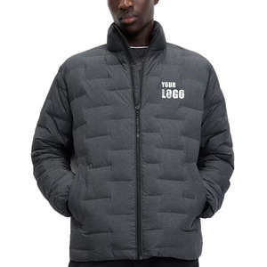 Veste matelassée oversize à fermeture éclair pour homme, qualité supérieure, solide, chaude pour l'hiver, personnalisée, imperméable, de haute qualité, en duvet - Product Image 5