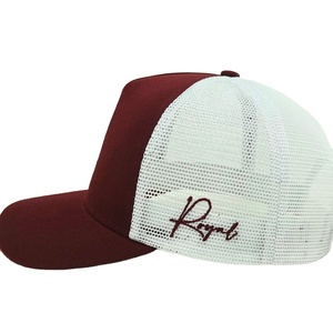 Casquettes de camionneur personnalisées brodées avec logo, 5 panneaux structurés, fermeture ajustable, performance cyclisme unisexe toutes saisons - Product Image 4