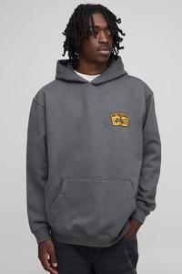 Dernier modèle de sweat à capuche ajusté à épaules tombantes pour hommes, avec logo personnalisé, sweat à capuche unisexe en coton à manches longues - Product Image 6