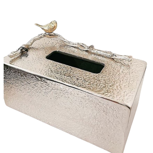 Boîte à mouchoirs en métal élégante avec tête de cerf, écologique, avec accessoires de serviettes personnalisables pour la décoration de table à la maison - Product Image 5