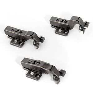 <span class=keywords><strong>Charnière</strong></span> en fer à amortisseur hydraulique 3D, <span class=keywords><strong>charnière</strong></span> de porte en verre à cadre en aluminium, fermeture douce, charnières de meubles cachées pour armoires de cuisine - Product Image 2
