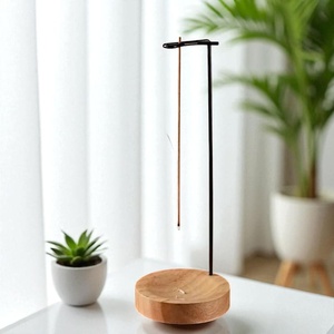 Porte-encens en bois naturel et durable pour l'aromathérapie, la méditation, le yoga, le spa et la décoration spirituelle de la maison - Product Image 6