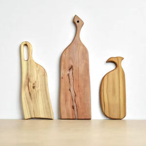 Tabla de cortar de madera y plato para servir-Duradero y sostenible - Product Image 1