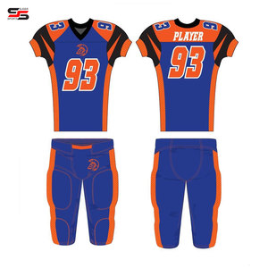 Personnalisable Maillot de Football Américain Uniforme Personnalisé Design Respirant Court Plus Size Option Logo Broderie - Product Image 2