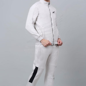 Dernier design, survêtement pour homme sur mesure avec fermeture éclair, hiver, 100% coton, léger, respirant, coupe régulière, parfait pour la course à pied et le fitness - Product Image 3