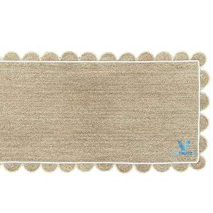 Gran oferta de Vietrustic, alfombras de fibra Natural con curva ondulada, inspiración para el hogar, Alfombra de yute, alfombra con forma de flor para habitación de bebé - Product Image 2