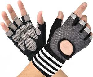 Workout Gloves <b>for</b> Weightlifting, Breathable Exercise Gloves <b>for</b> Men and <b>Women</b>, Padded <b>Weight</b> Lifting Gloves - Product Image 1