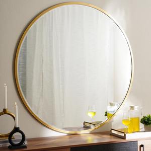 Elegante espejo de pared redondo que mejora los interiores modernos con una elegante superficie reflectante Artesanía premium y estilo de diseñador elegante - Product Image 3