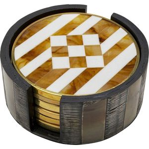 Hot Selling <b>Wood</b> and Metal Coasters <b>Mats</b> Custom Tableware <b>Mats</b> and Pads Wedding <b>Table</b> Decor Coasters Office Coffee Dining Party - Product Image 5