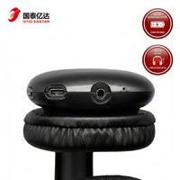 Casque sans fil supra-auriculaire, casque avec micro, design pliable et son stéréo pour iPhone Android