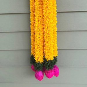 สายคล้องบัวดอกมะลิหลากสีแขวนผนังเป็นมิตรต่อสิ่งแวดล้อมสำหรับงานแต่งงานงานปาร์ตี้ปรับแต่งขนาดได้ - Product Image 1